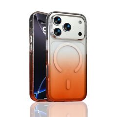 iPhone 17 Pro Max Kılıf M-Safe Şarj Özellikli Zore Septik Silikon Kılıf Mor