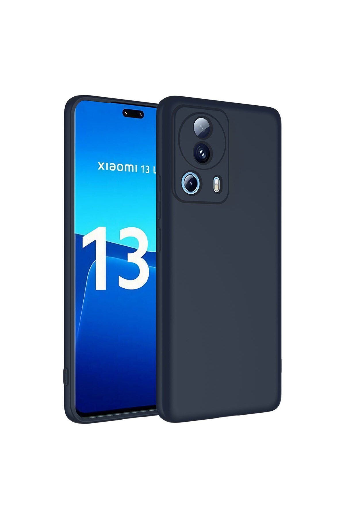 Mi 13 Lite Kılıf BSAY Mara Lansman Kapak - Lila Lacivert