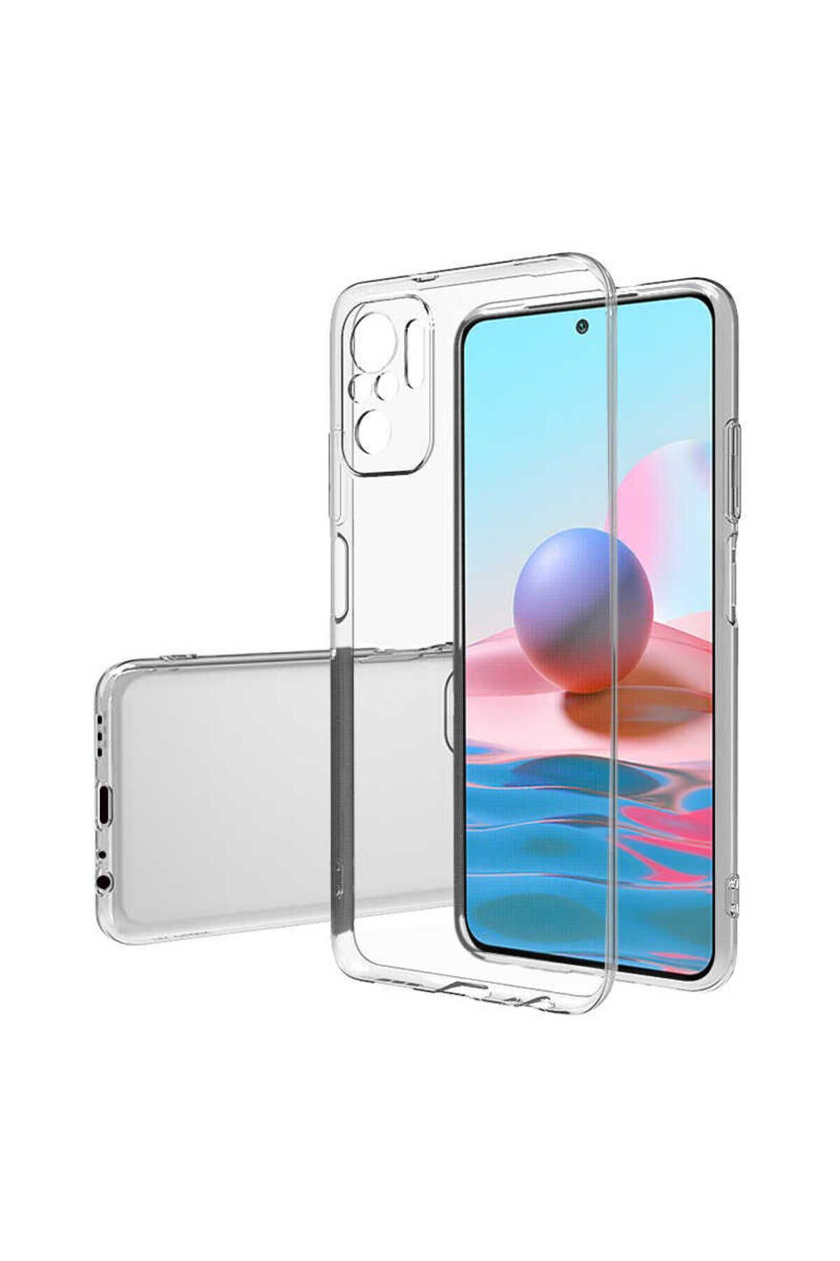 Redmi Note 10 Pro Kılıf BSAY Süper Silikon Kapak - Renksiz Renksiz