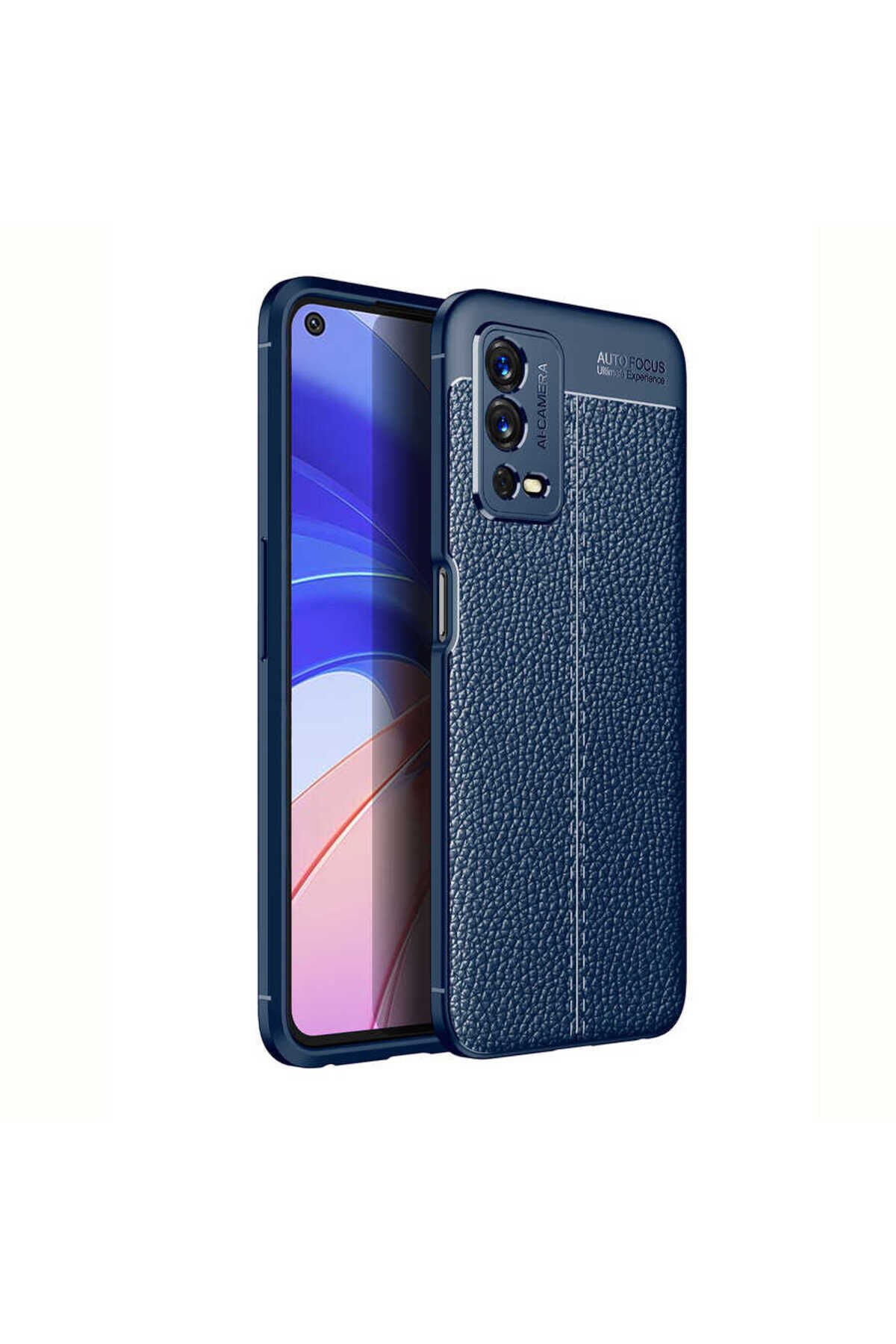 A55 4G Kılıf GZST Niss Silikon Kapak - Lacivert Lacivert