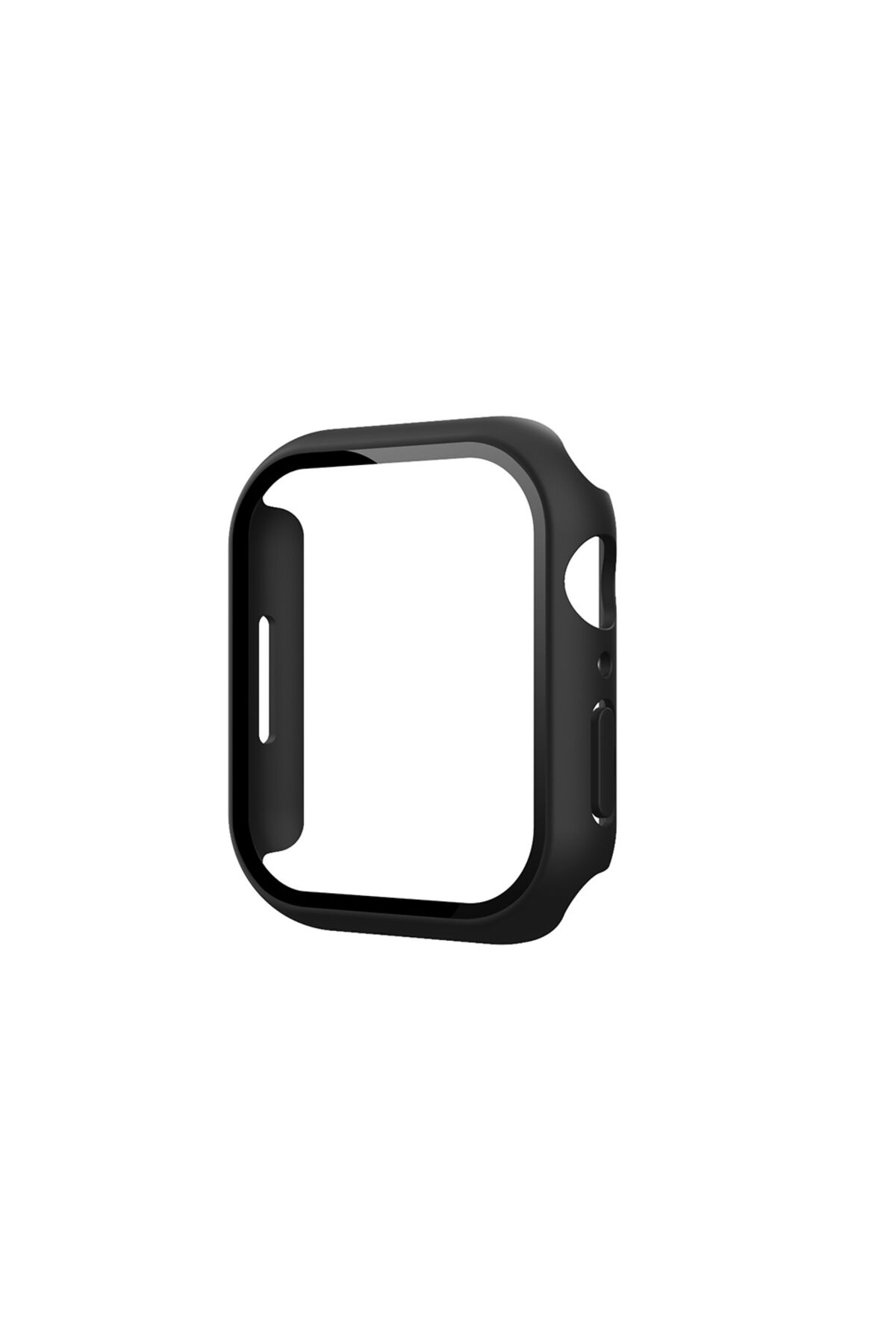 Watch 10 42mm Sert PC Kasa ve Ekran Koruyucu BSAY Watch Gard 37 - Siyah