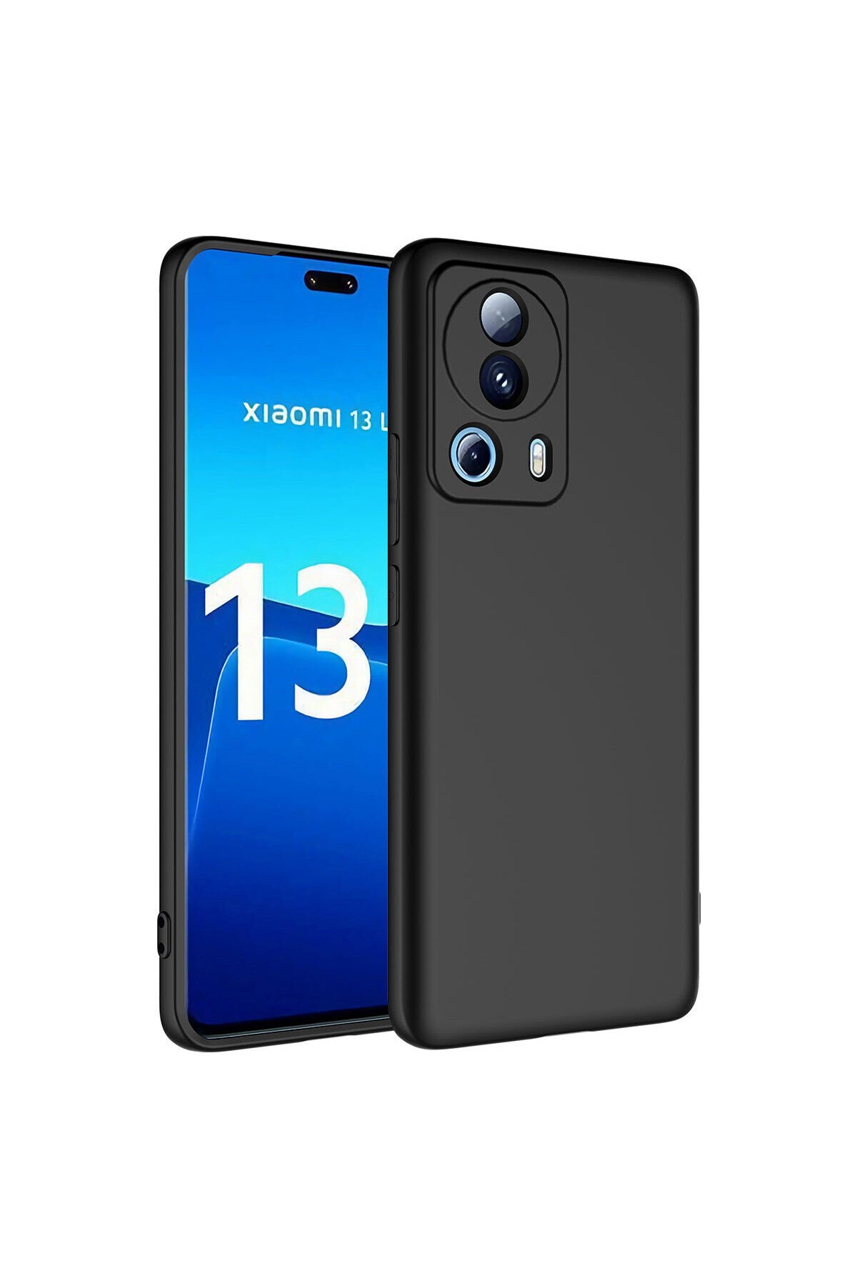 Mi 13 Lite Kılıf BSAY Mara Lansman Kapak - Lila Siyah