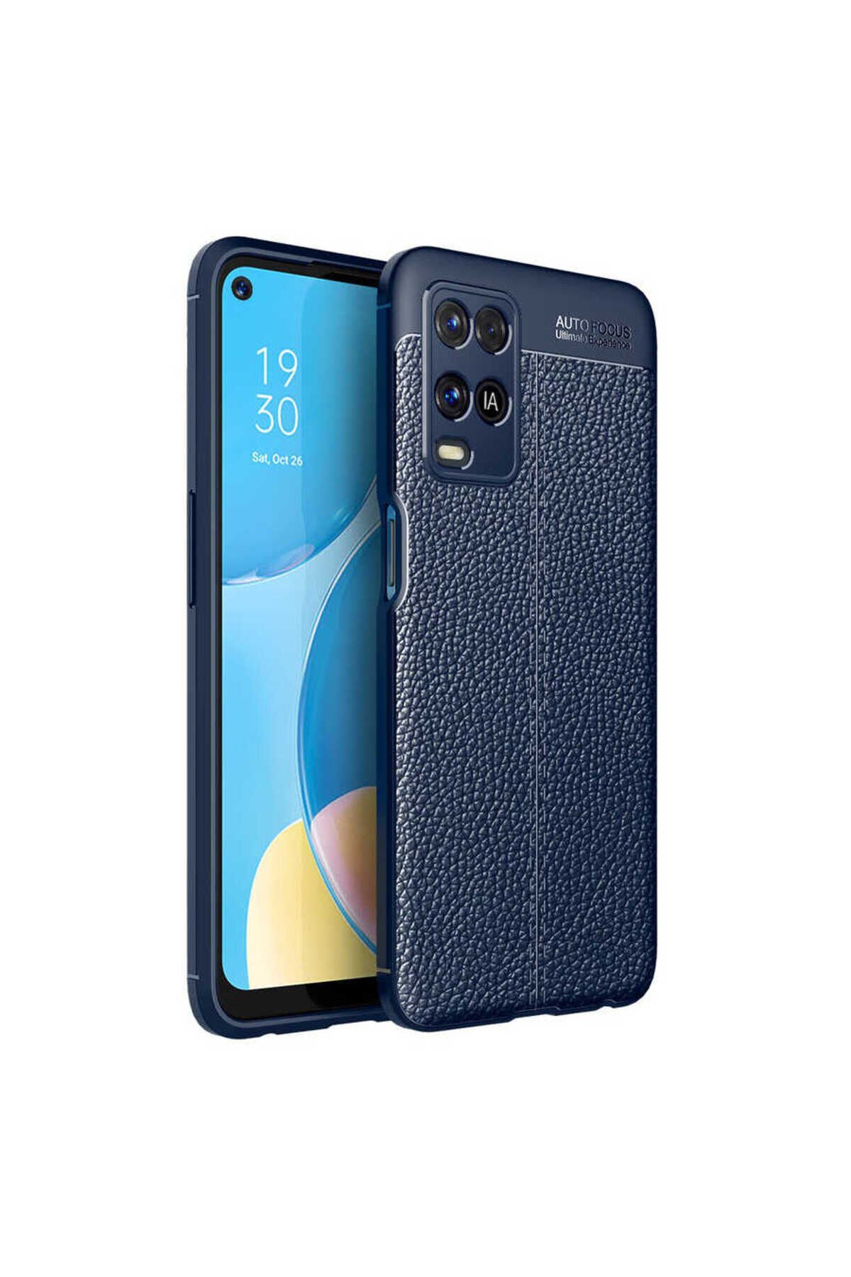 A54 4G Kılıf GZST Niss Silikon Kapak - Lacivert Lacivert