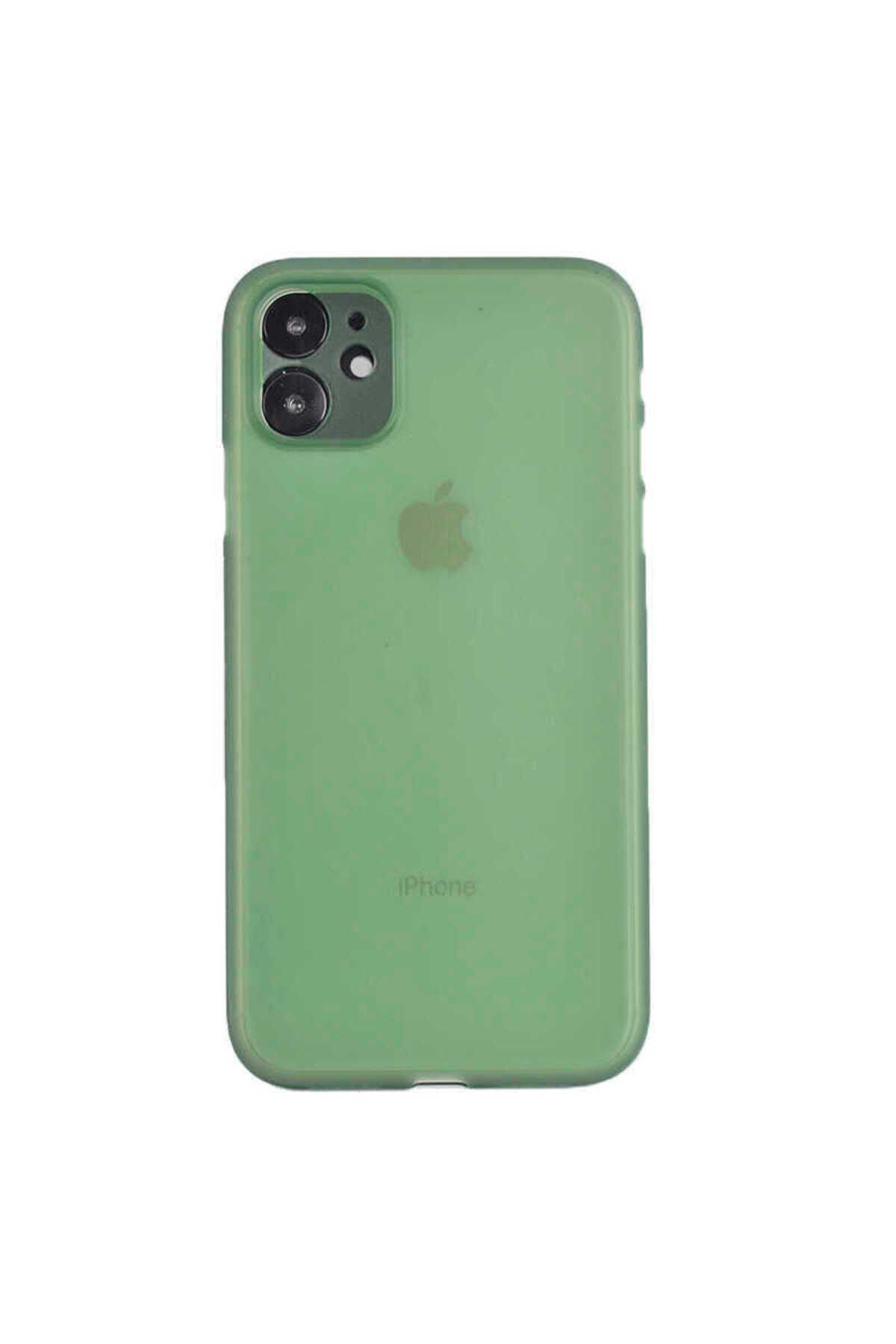 iPhone 11 Uyumlu BSAY Tiny Kılıf-Mavi Yeşil