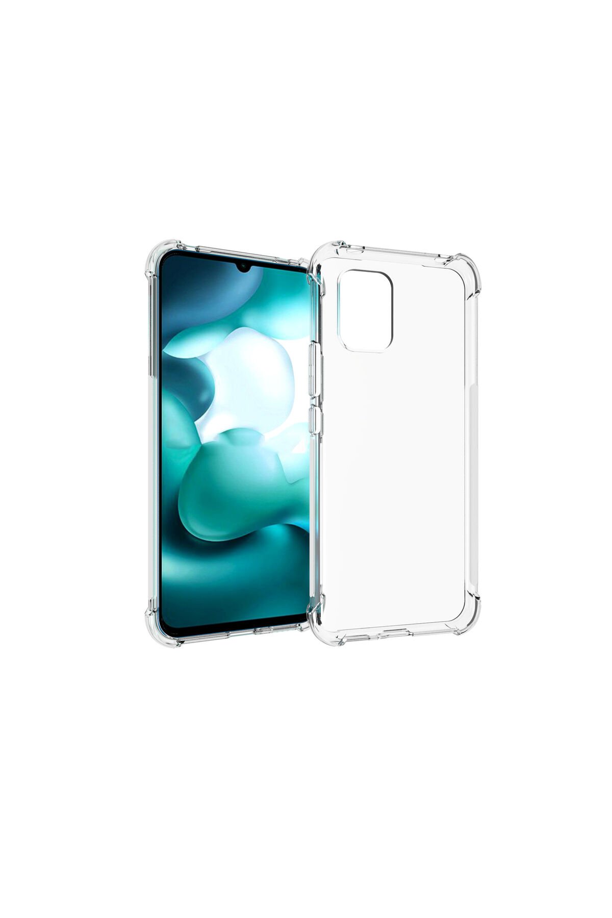 Mi 10 Lite Kılıf BSAY Nitro Anti Shock Silikon - Renksiz Renksiz