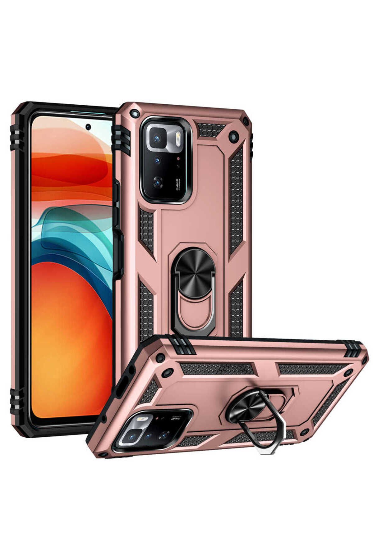 Poco X3 GT Kılıf BSAY Vega Kapak - Rose Gold Rose Gold