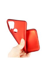 Realme C25 Kılıf TKNC Premier Silikon Kapak - Rose Gold Gold