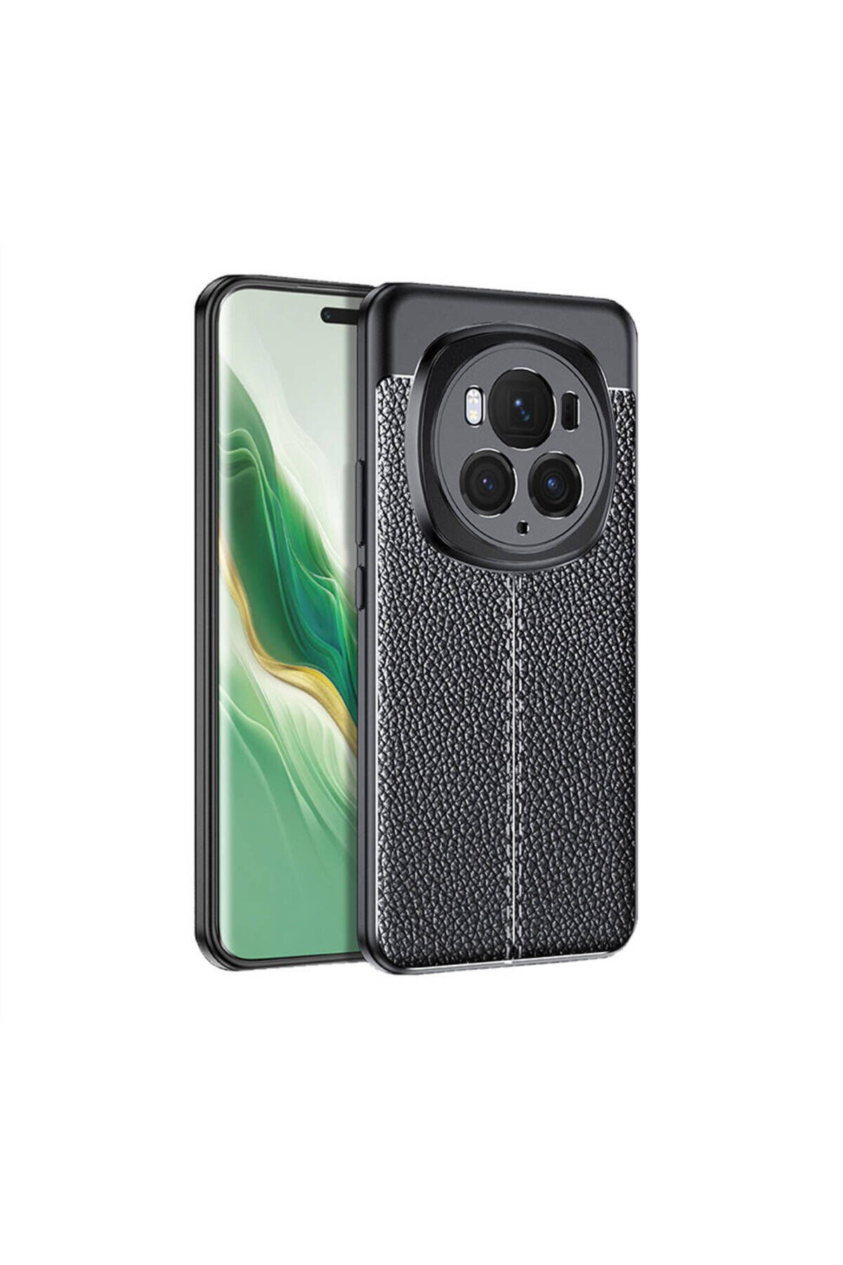 Honor Magic 6 Pro Kılıf BSAY Niss Silikon Kapak - Siyah Siyah