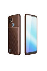 Realme C21 Kılıf BSAY Negro Silikon Kapak - Siyah Siyah
