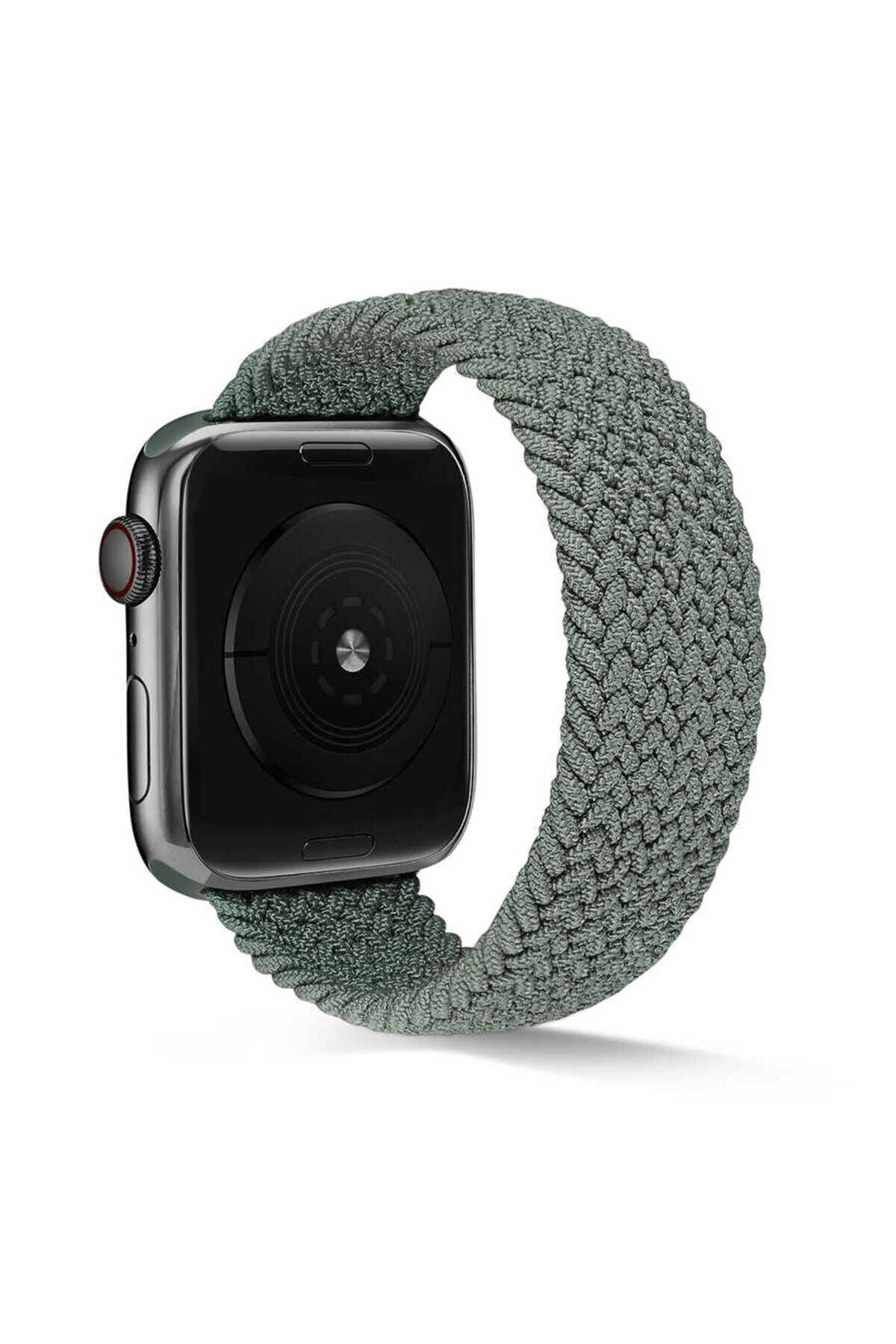 Watch 42mm Uyumlu KRD-38 Large BSAY Kordon-Koyu Yeşil