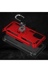 Galaxy A03S Kılıf BSAY Vega Kapak - Kırmızı Mavi