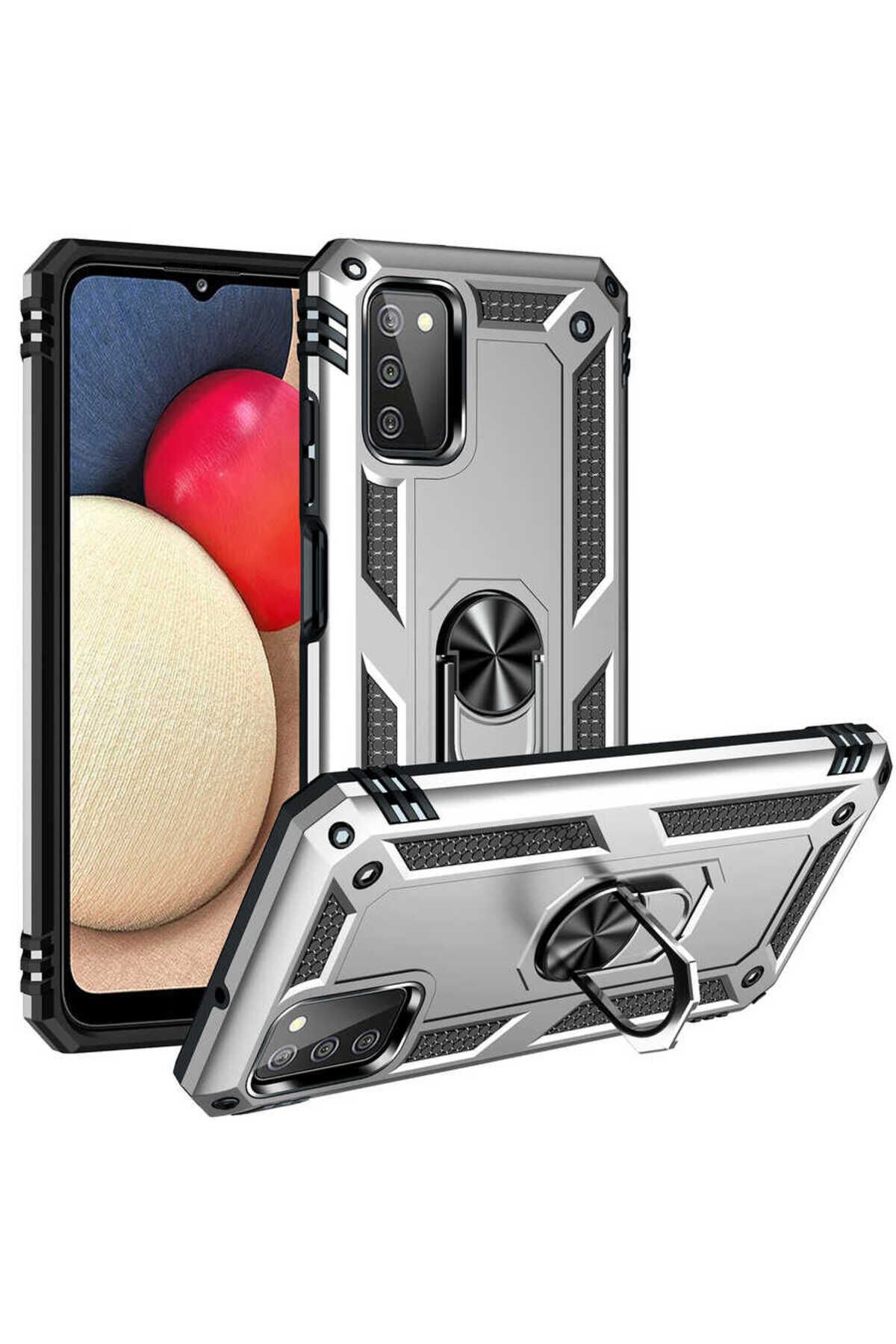 Galaxy A03S Kılıf SBT Vega Kapak - Gri Gri