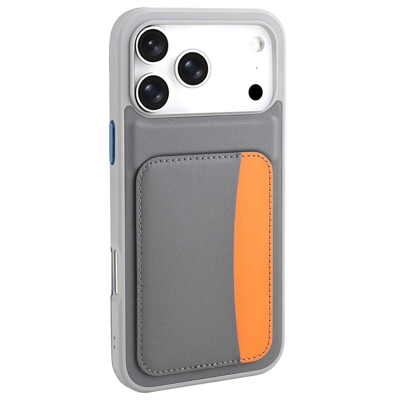 iPhone 17 Pro Max Kılıf Kartlıklı Zore X-Kart Silikon Kılıf