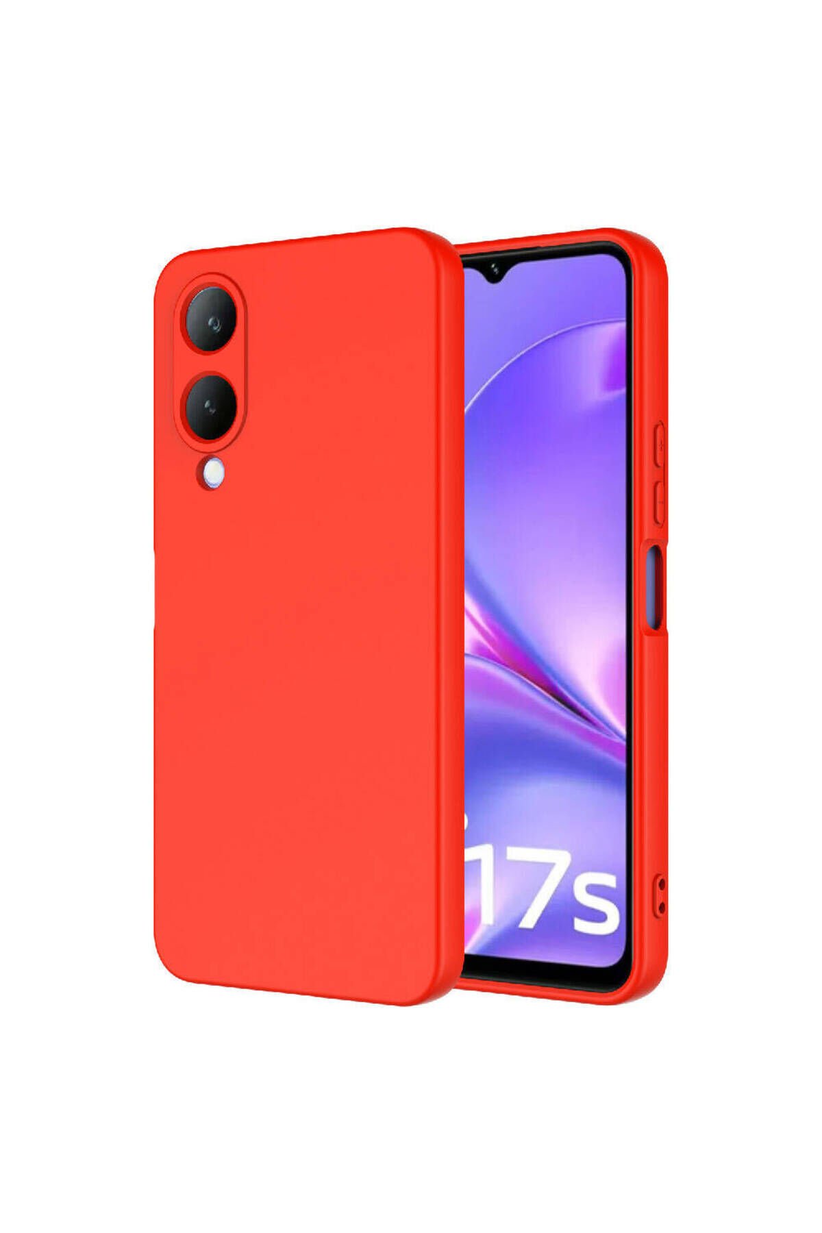 Vivo Y17S Uyumlu BSAY Mara Lansman Kılıf-Siyah Kırmızı