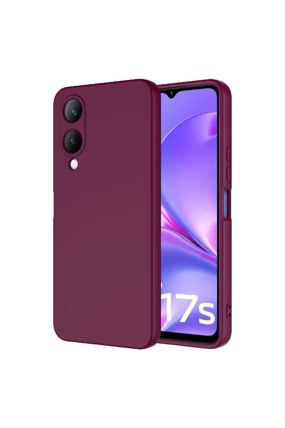 Vivo Y17S Uyumlu BSAY Mara Lansman Kılıf-Siyah Koyu Mor
