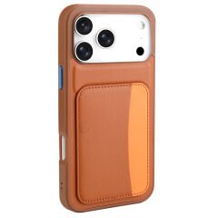 iPhone 17 Pro Max Kılıf Kartlıklı Zore X-Kart Silikon Kılıf Lacivert