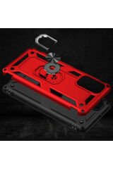 Galaxy M52 Kılıf BSAY Vega Kapak - Mavi Siyah