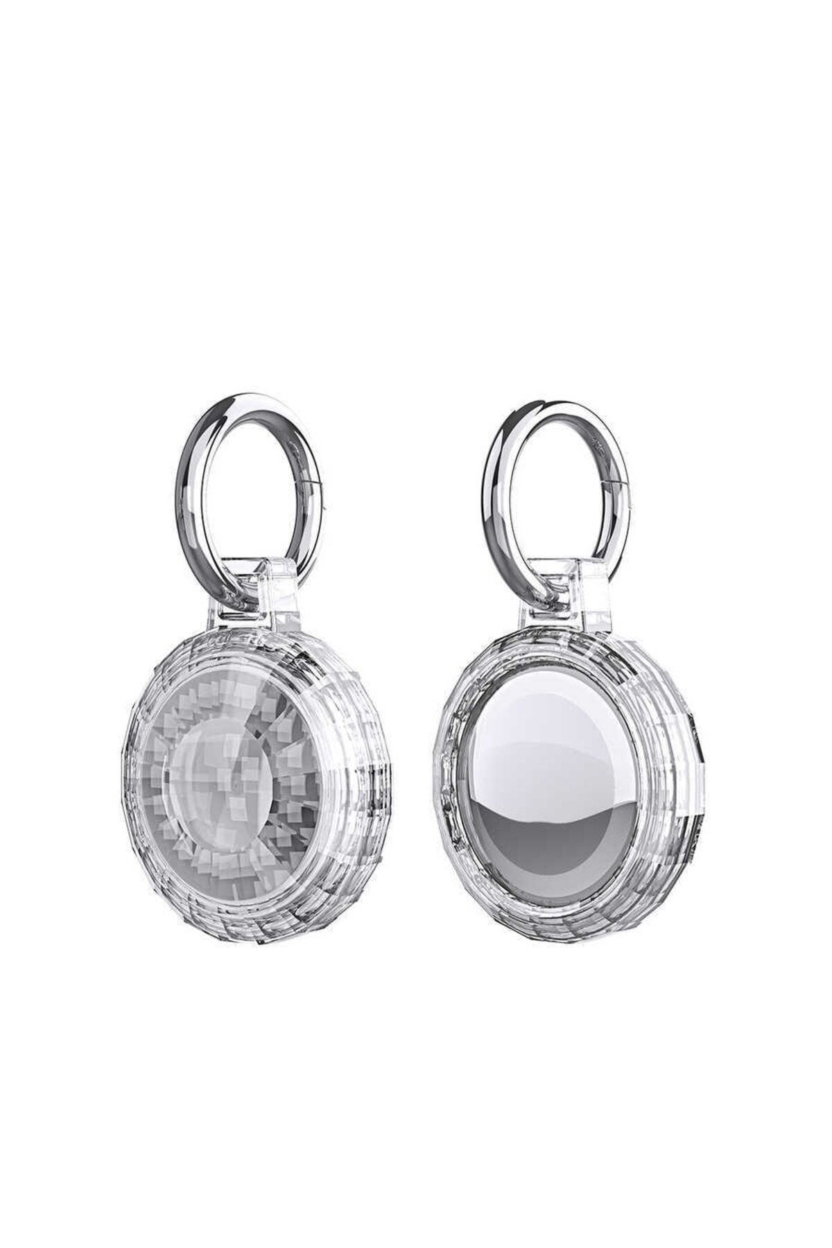 Airtag 04 Silikon Anahtarlık - Renksiz Renksiz