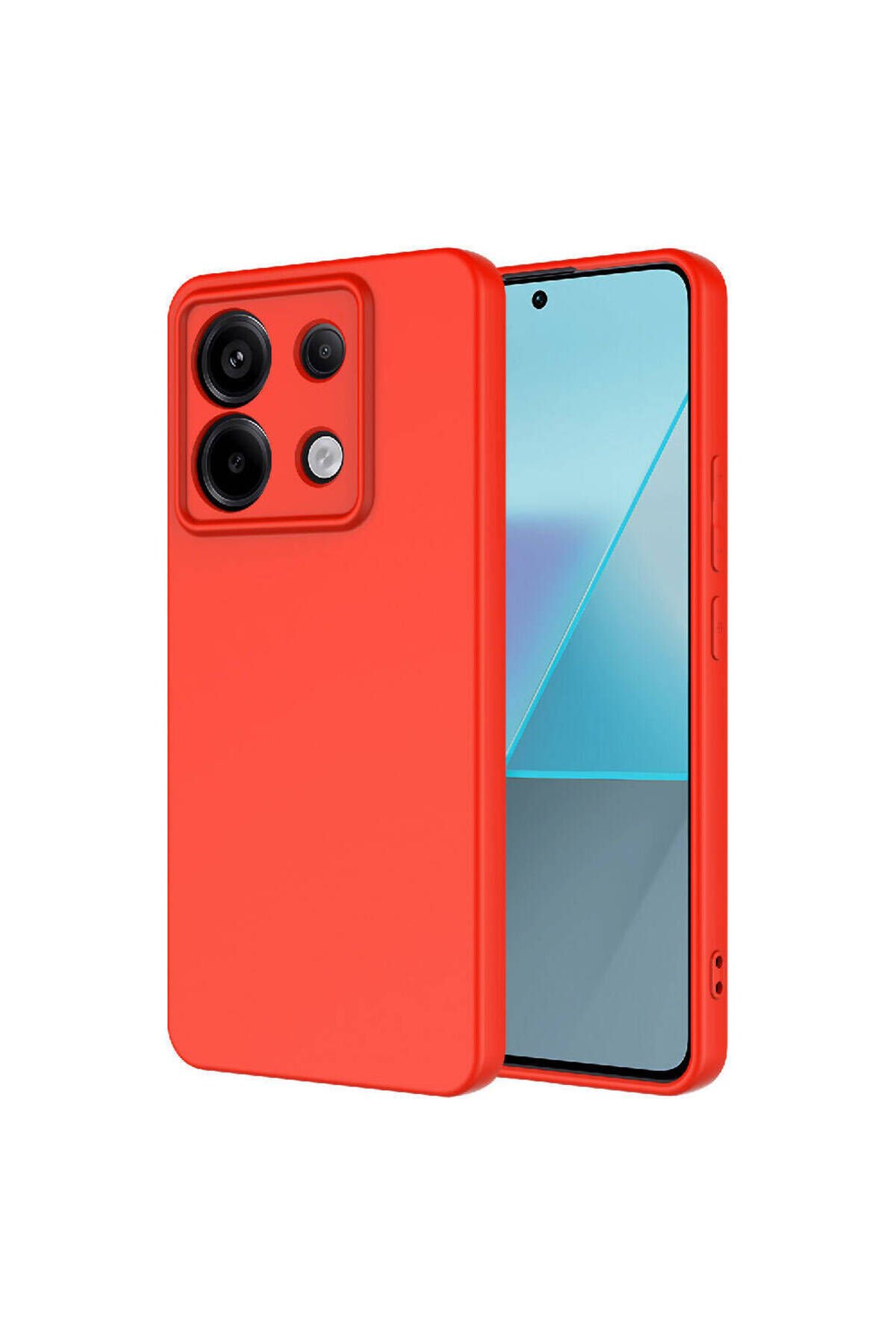 Redmi Note 13 Pro 5G Uyumlu BSAY Mara Lansman Kılıf-Kırmızı Kırmızı