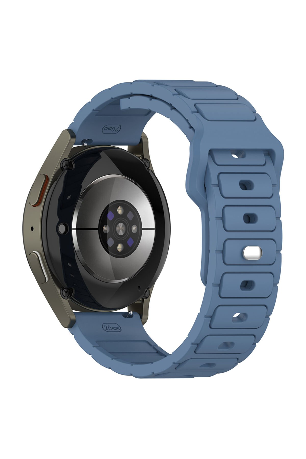 Huawei GT2 46mm ASMA KRD-132 22mm Silikon Kordon Strap Kayış - Mavi