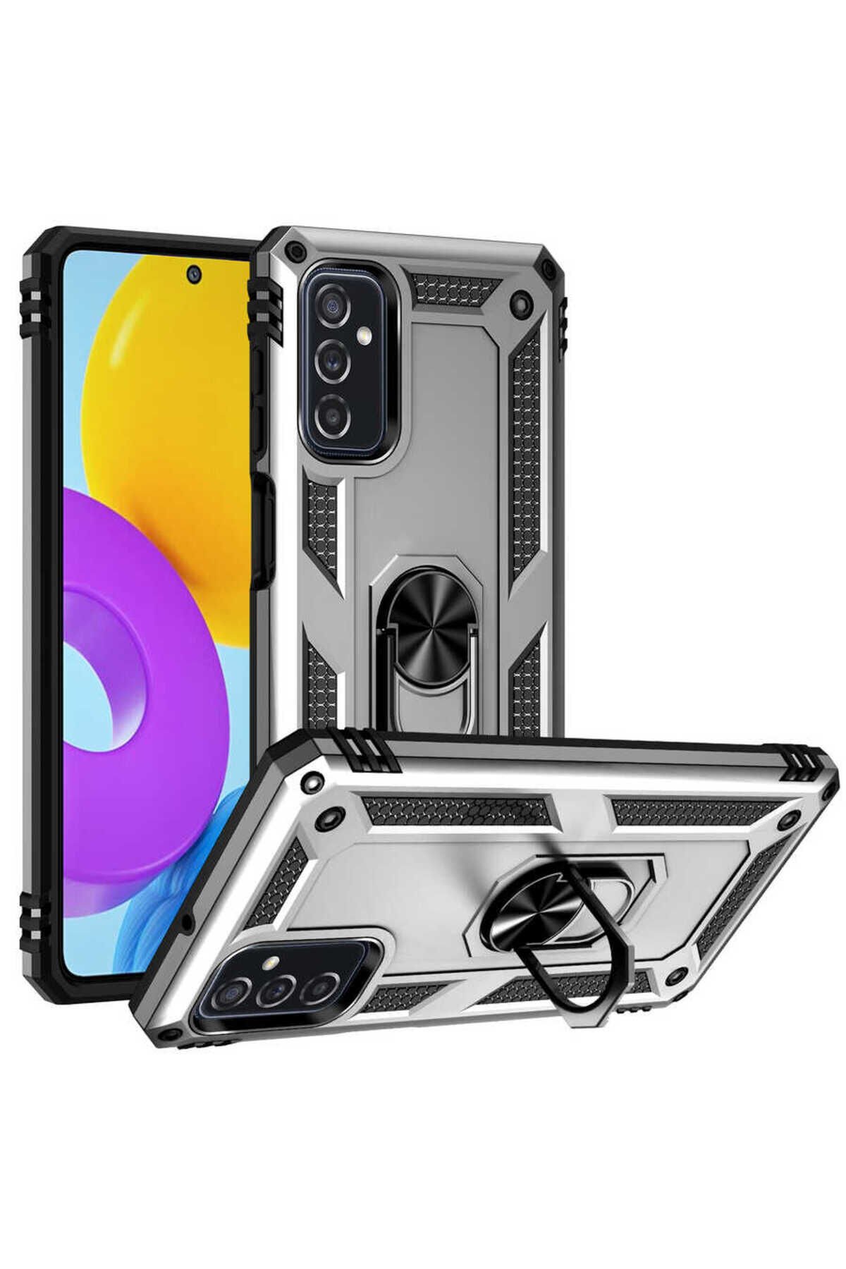 Galaxy M52 Kılıf SBT Vega Kapak - Gri Gri