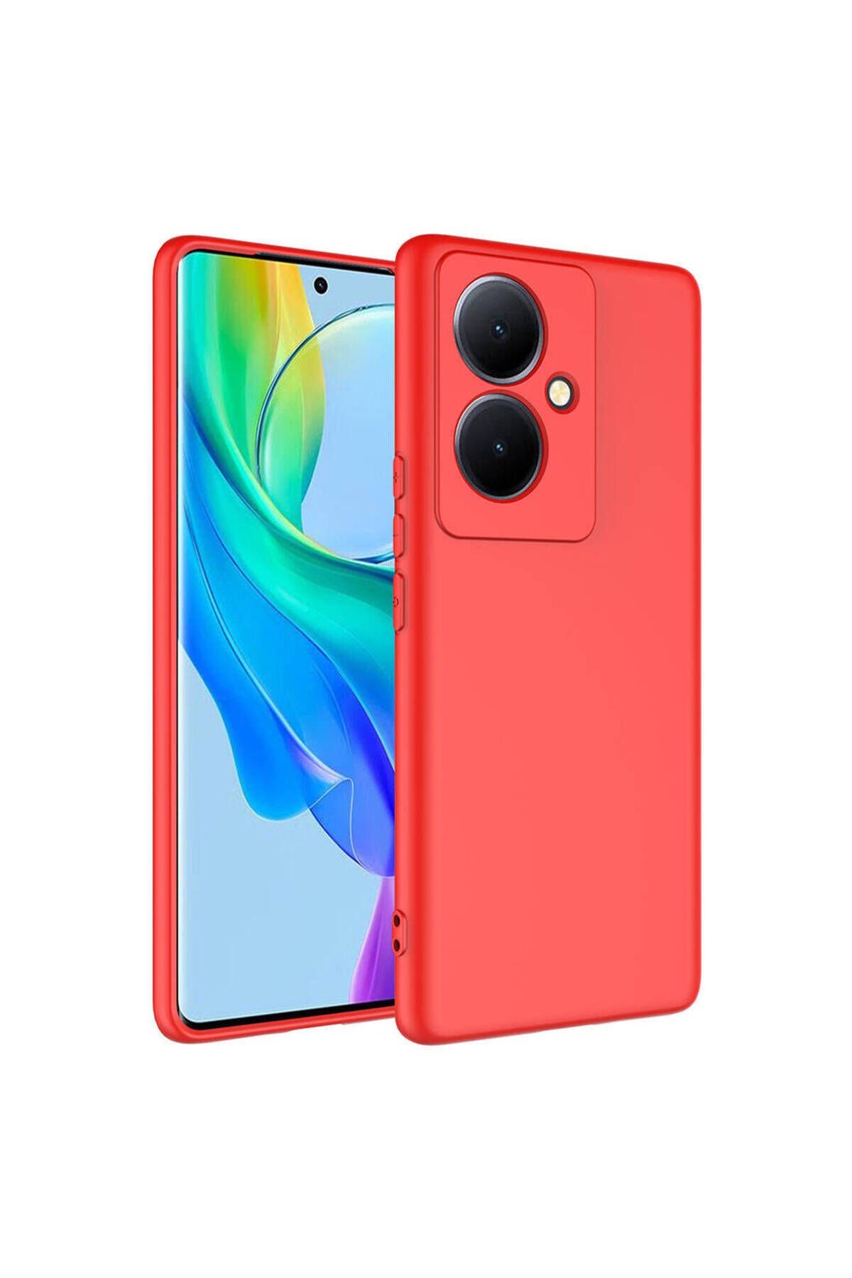 Vivo V29 Lite 5G Kılıf BSAY Mara Lansman Kapak - Kırmızı
