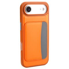 iPhone 17 Air Kılıf Kartlıklı Zore X-Kart Silikon Kılıf