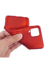 Galaxy A22 4G Kılıf BSAY Premier Silikon Kapak - Siyah Saks Mavi