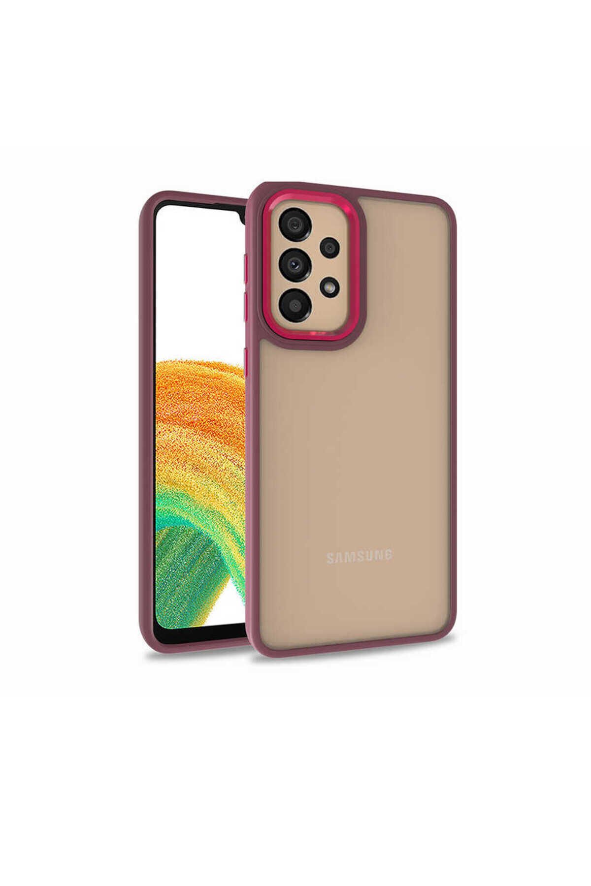 Galaxy A32 4G Kılıf BSAY Flora Kapak - Rose Gold Rose Gold