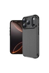 iPhone 17 Pro Max Kılıf ASMA Negro Silikon Kapak - Siyah Siyah