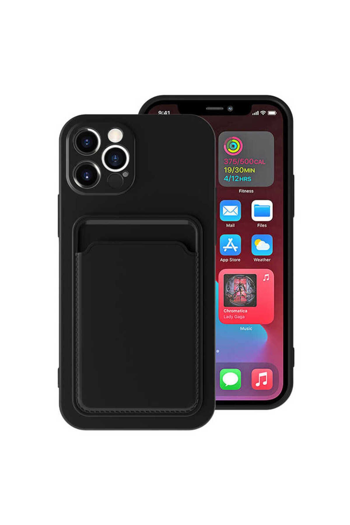 iPhone 12 Pro Max Uyumlu BSAY Ofix Kılıf-Kırmızı Siyah
