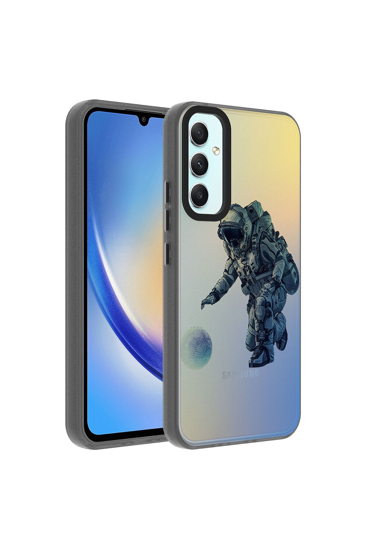 Galaxy A24 Kılıf Desenli BSAY Dragon Sert Kapak - Have Seyahat