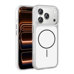 iPhone 17 Pro Max Kılıf Metal Buton Tasarımlı Zore İkonik Sert Silikon Kılıf