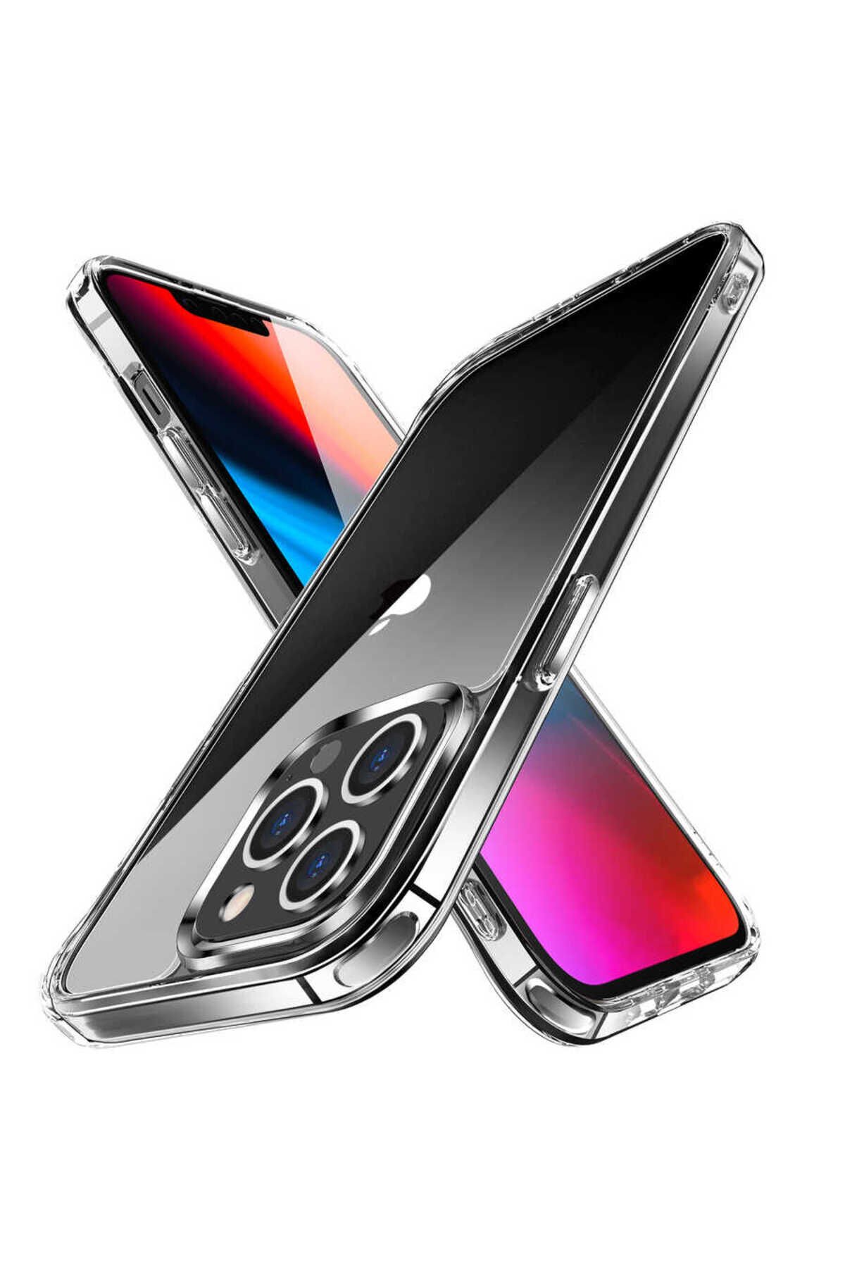iPhone 13 Pro Uyumlu BSAY Forst Kılıf-Renksiz