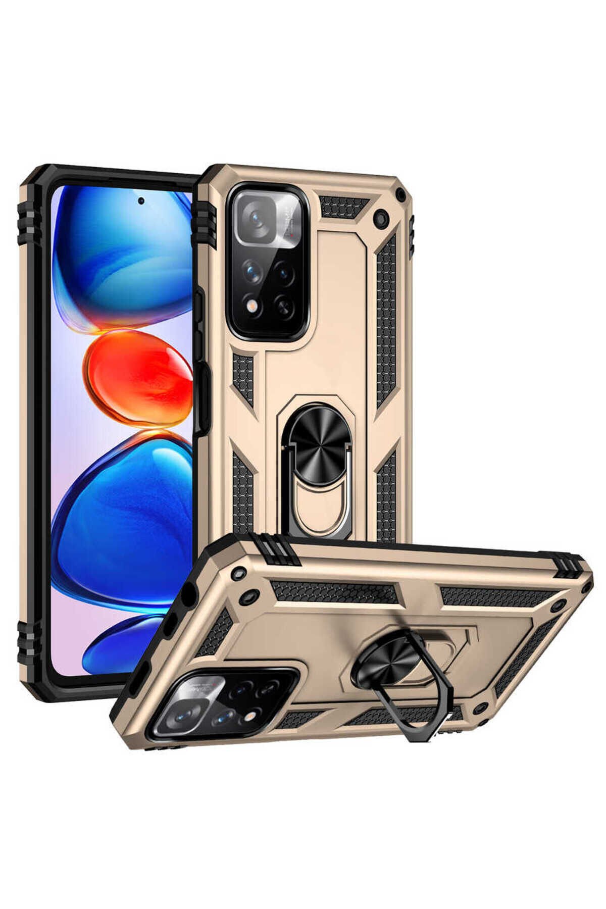 Redmi Note 11 Pro Plus 5G Kılıf NXAR Vega Kapak - Gold Gold