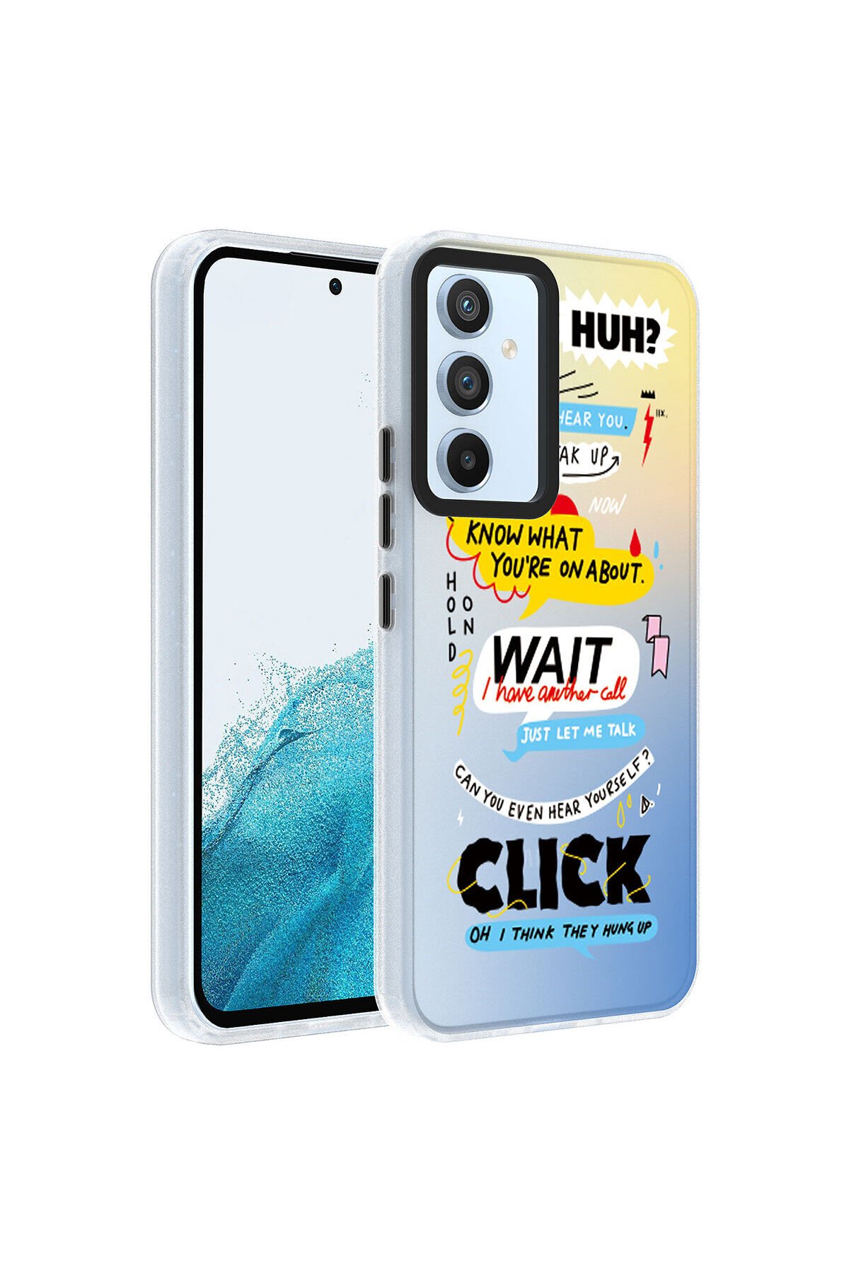 Galaxy A54 Kılıf Desenli BSAY Dragon Sert Kapak - Klavye Kelimeler