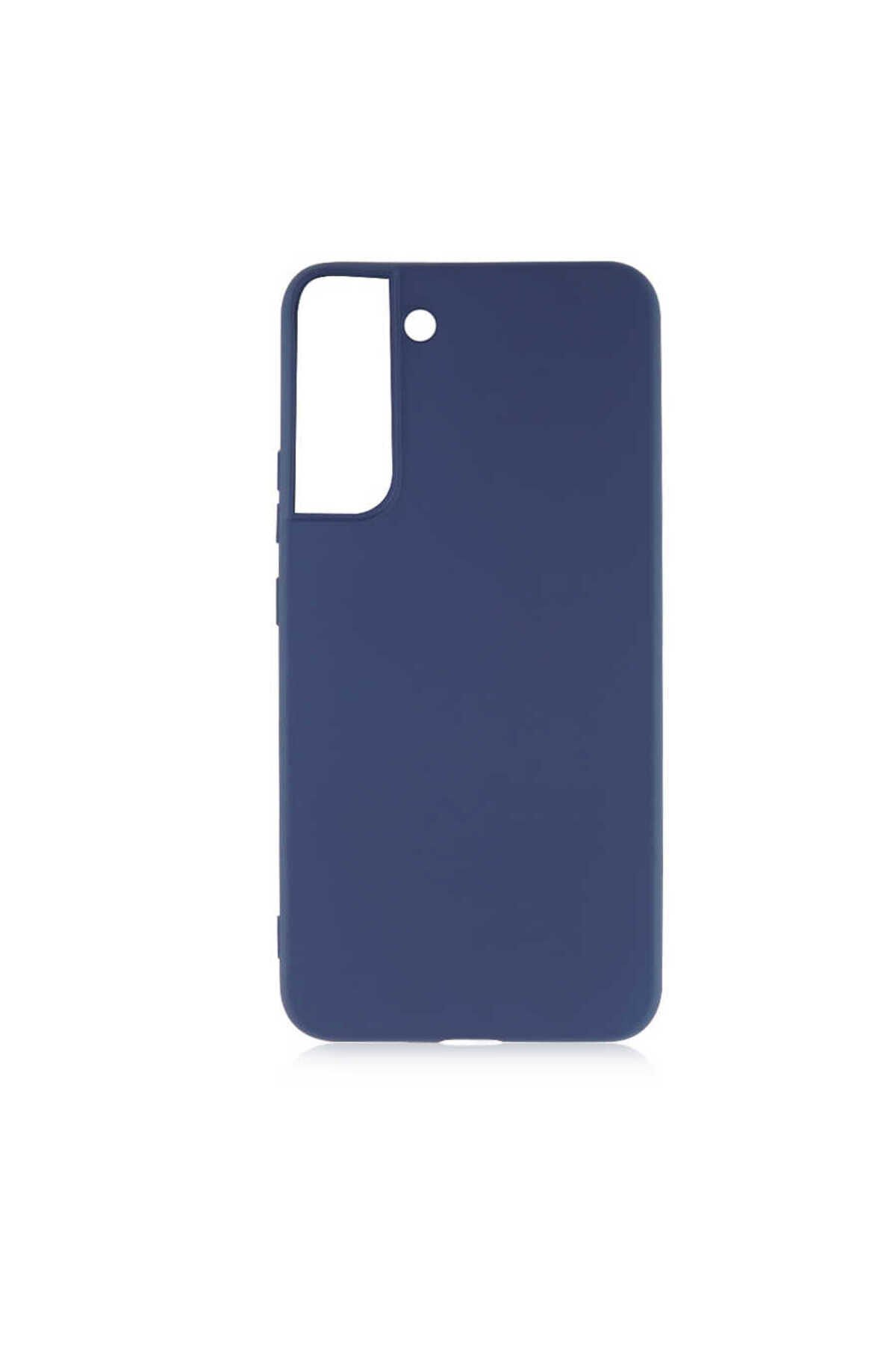 Galaxy S22 Kılıf BSAY Premier Silikon Kapak - Siyah Lacivert