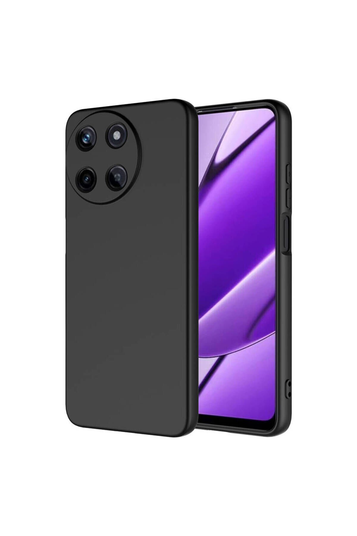 Realme 11 4G Kılıf BSAY Mara Lansman Kapak - Siyah Siyah