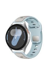 Huawei Watch GT 3 42mm BSAY KRD-135 22mm Silikon Kordon Strap Kayış - Gri-Siyah