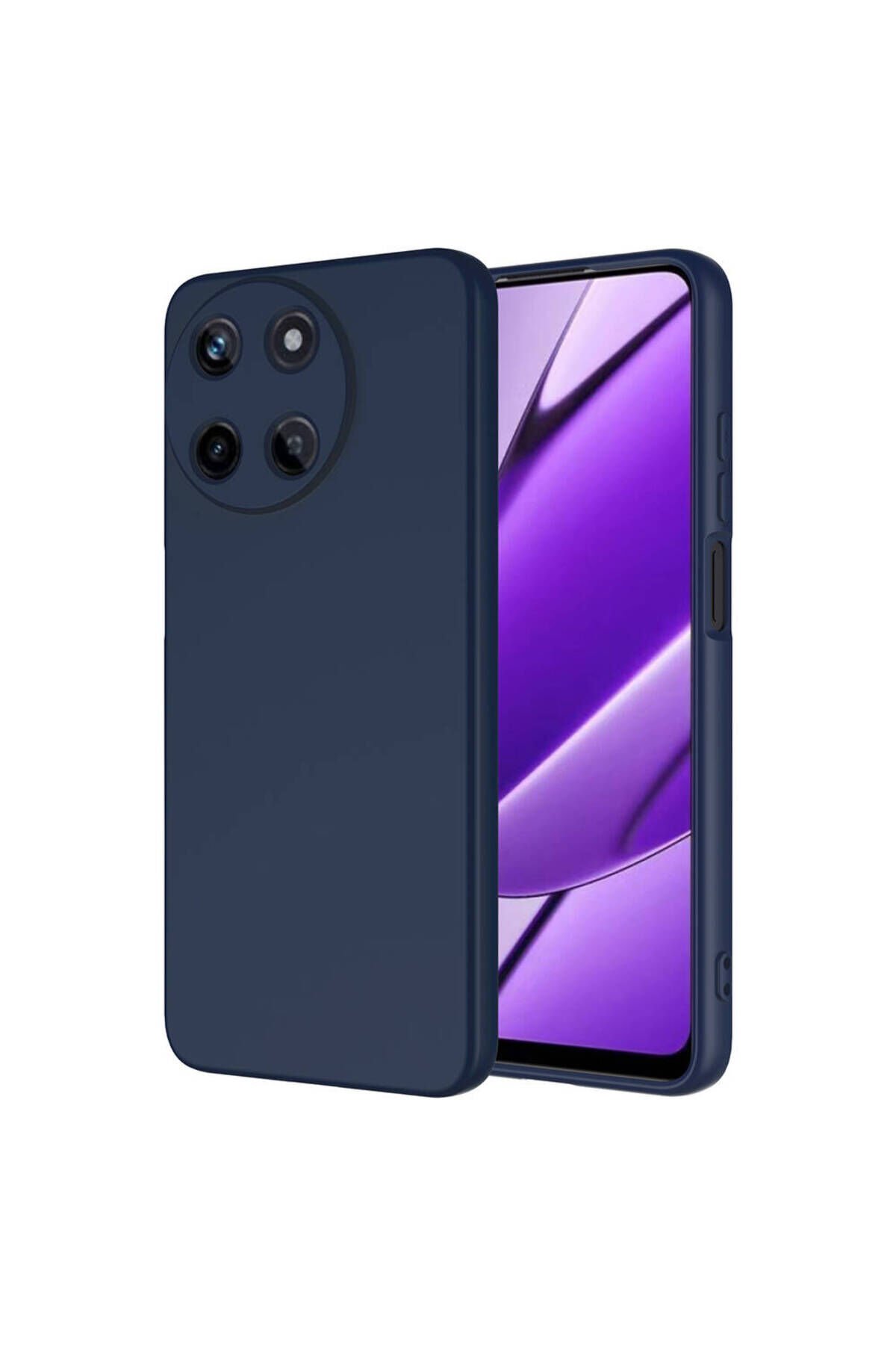 Realme 11 4G Kılıf BSAY Mara Lansman Kapak - Siyah Kırmızı