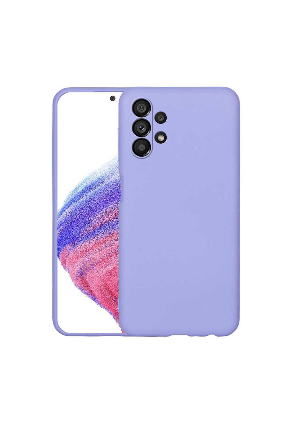Galaxy A53 5G Kılıf ASMA Mara Lansman Kapak - Pembe Açık Koyu Mor