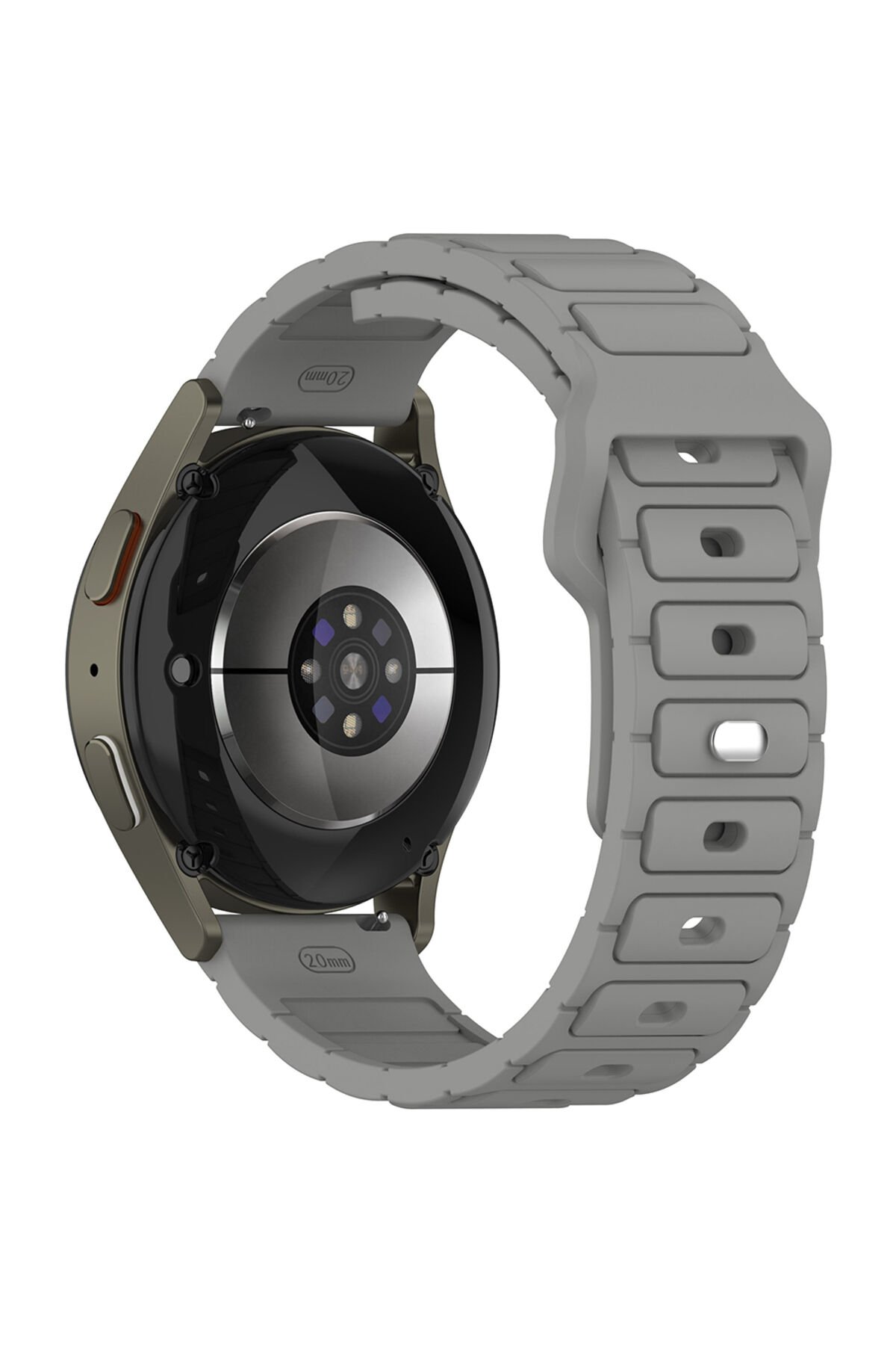 Galaxy Watch 46mm OYO KRD-132 22mm Silikon Kordon Strap Kayış - Siyah Siyah