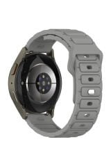 Galaxy Watch 46mm SHRP KRD-132 22mm Silikon Kordon Strap Kayış - Mavi Mavi