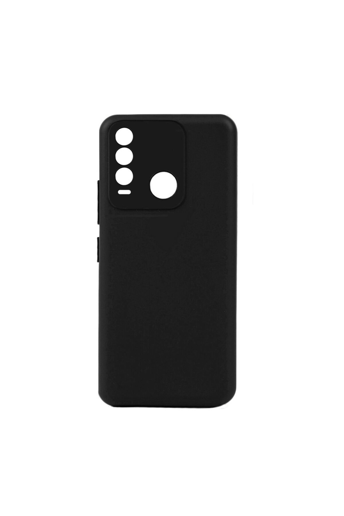 Tecno Spark 8T Kılıf BSAY Biye Silikon - Siyah Kırmızı