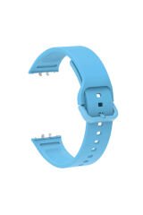 Galaxy Fit 3 Silikon Kordon BSAY KRD-110 Strap Kayış-Turuncu Lacivert