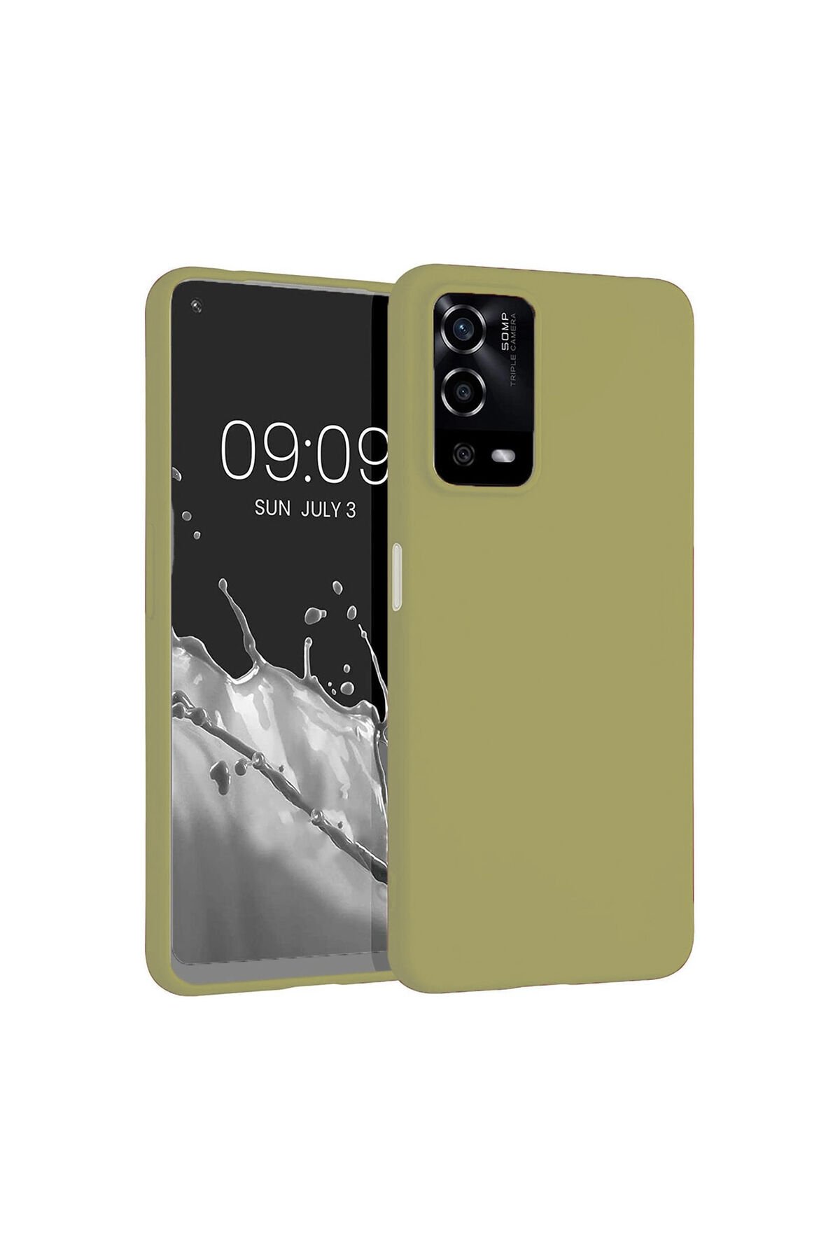 A55 4G Kılıf BSAY Premier Silikon Kapak - Gold Gold