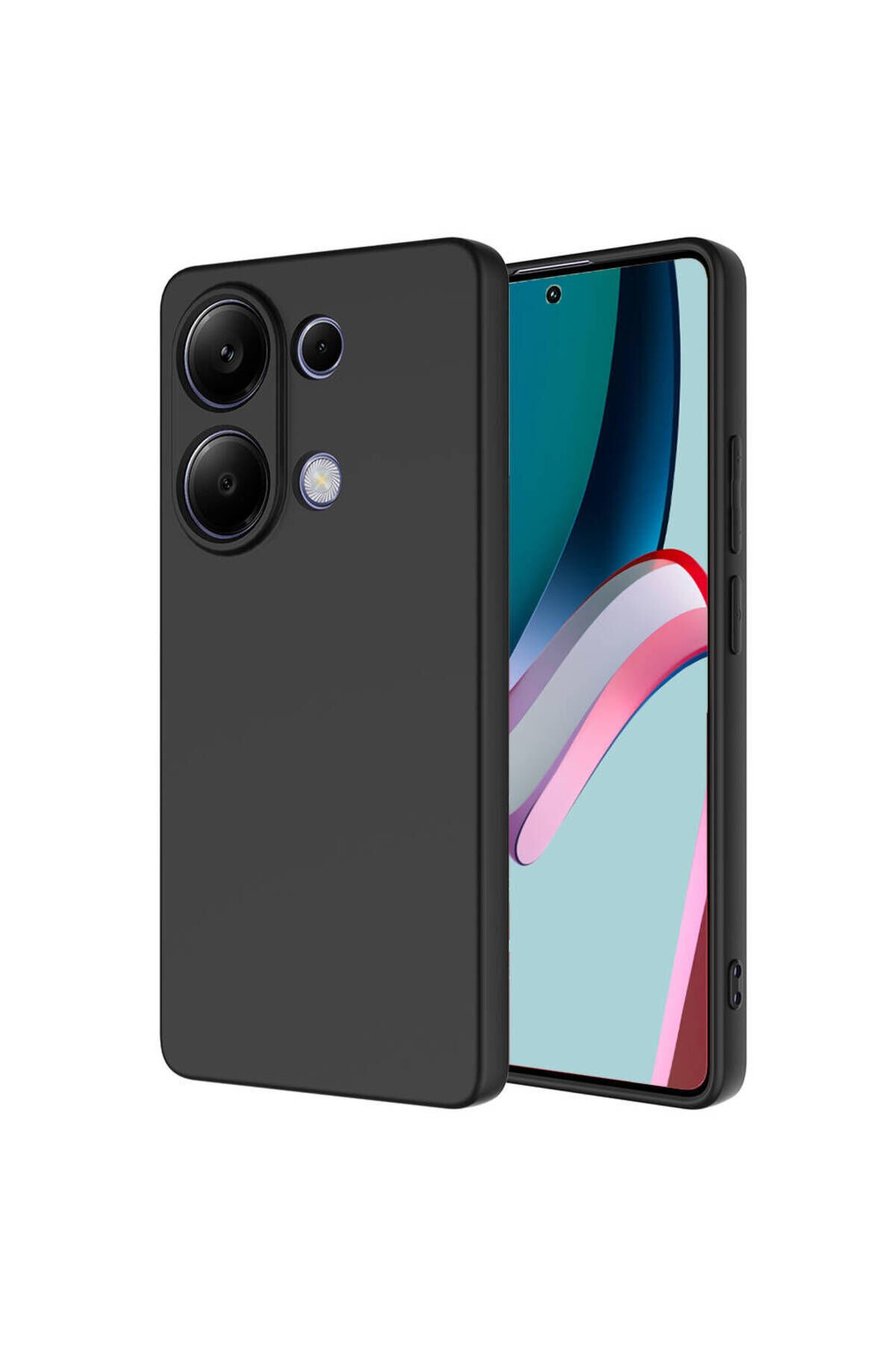 Poco M6 Pro 4G Kılıf SBT Mara Lansman Kapak - Siyah Siyah