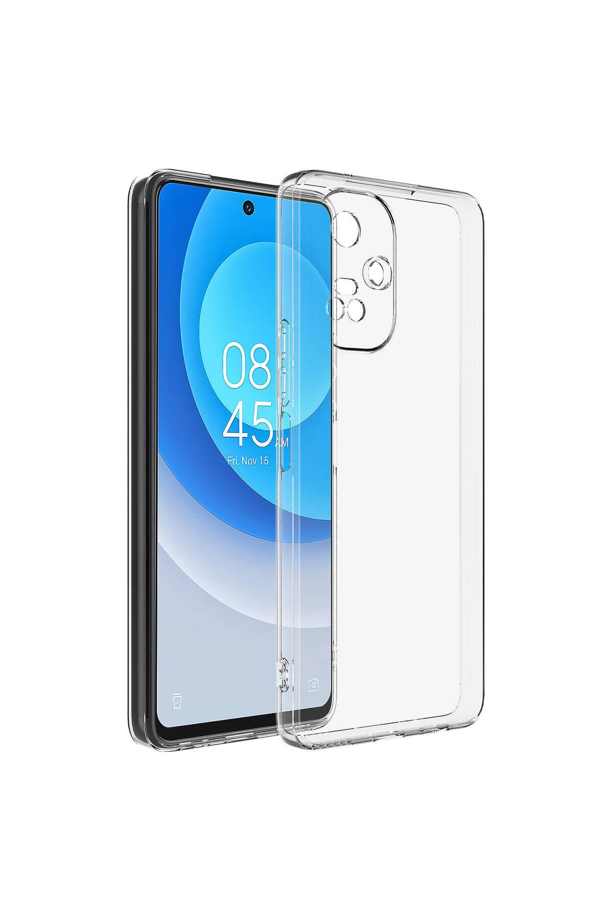 Tecno Camon 19 Pro Kılıf BSAY Süper Silikon Kapak - Renksiz Renksiz