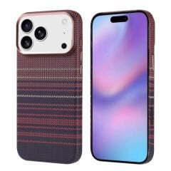 iPhone 17 Pro Max Kılıf M-safe Şarj Özellikli Karbon Fiber Görünümlü Zore Nekst Kılıf