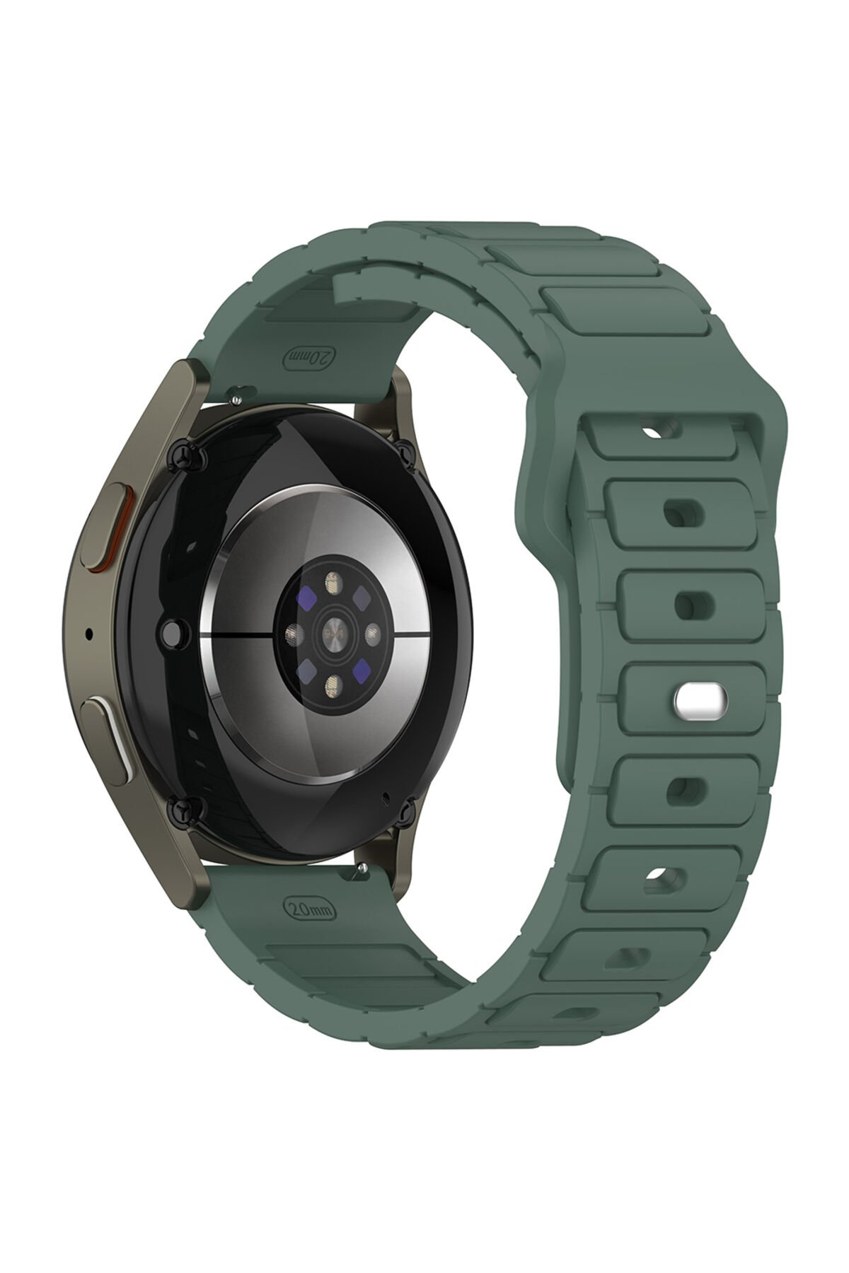 Huawei Honor Magic 2 46mm NXAR KRD-132 22mm Silikon Kordon Strap Kayış - Mavi Mavi